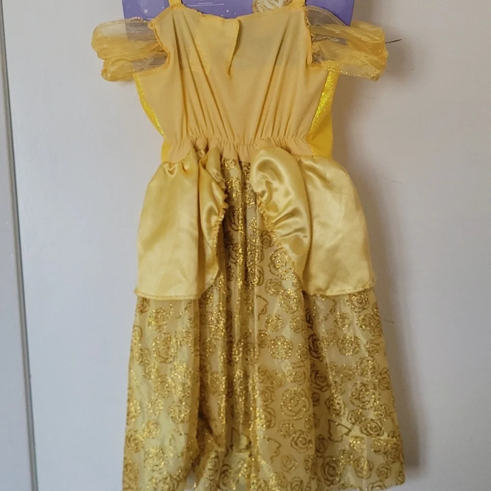 Disney princess Belle girls dress- size 4-6x - Picture 4 of 4